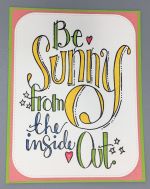 Encouragement, Be Sunny, Christian