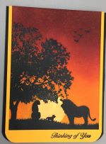 Encour, Lion Pride at Sunset