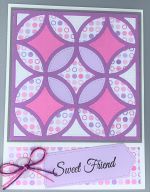 Friendship, Circle Quilt, Lavender