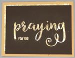 Prayer, Praying w/Gilded Flakes