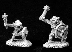 Goblin Infantry with Mace (12) (Discontinued), SC3010 Reaper Miniatures, Inc.