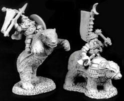 Dwarven Elite Cavalry Command Set (2) (Discontinued), SC3030 Reaper Miniatures, Inc.