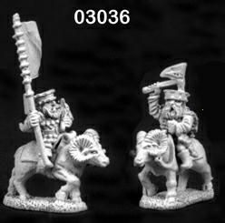 Dwarven Mounted Shocktroopers (Discontinued), SC3036 Reaper Miniatures, Inc.