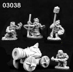 Dwarven Artillery w/Crew (Discontinued), SC3038 Reaper Miniatures, Inc.
