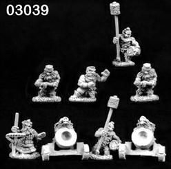Dwarven Mortar w/Crew (Discontinued), SC3039 Reaper Miniatures, Inc.